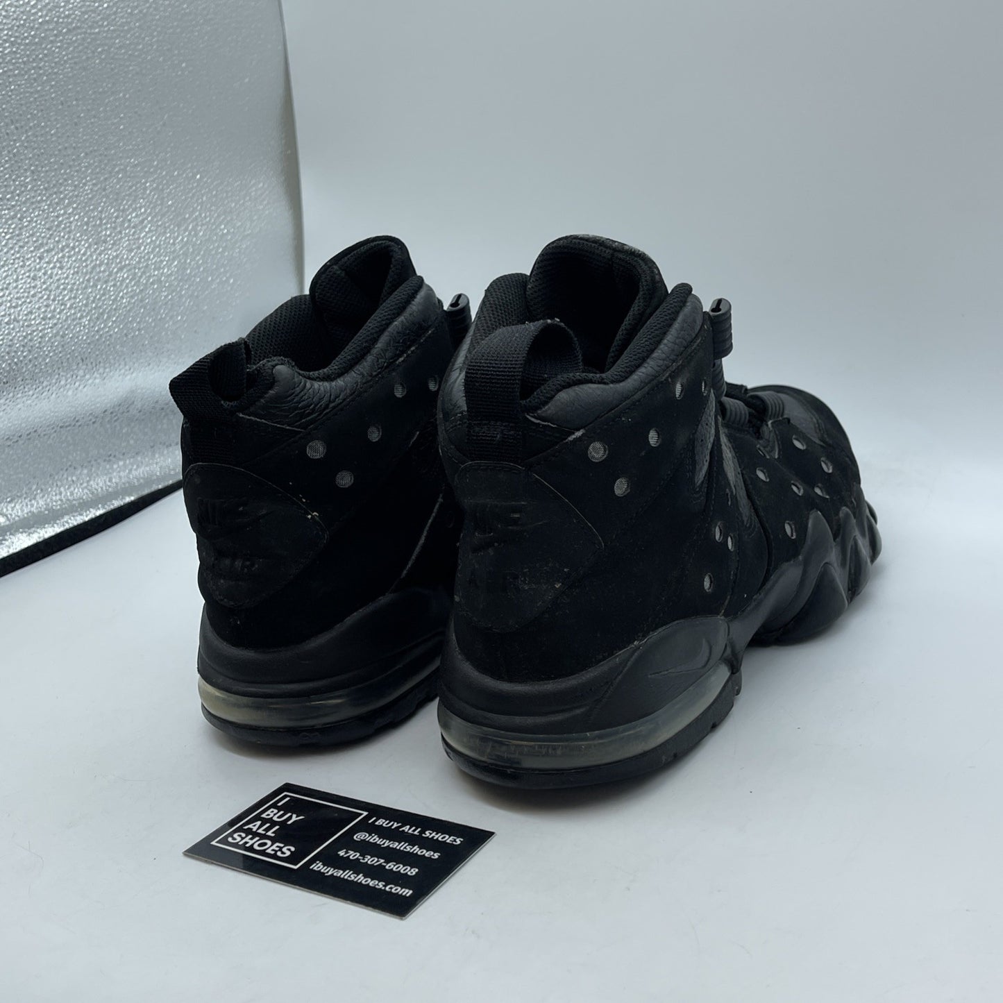 Size 10.5 - Nike Air Max 2 CB 94 Triple Black Suede Leather (DC1411-001)