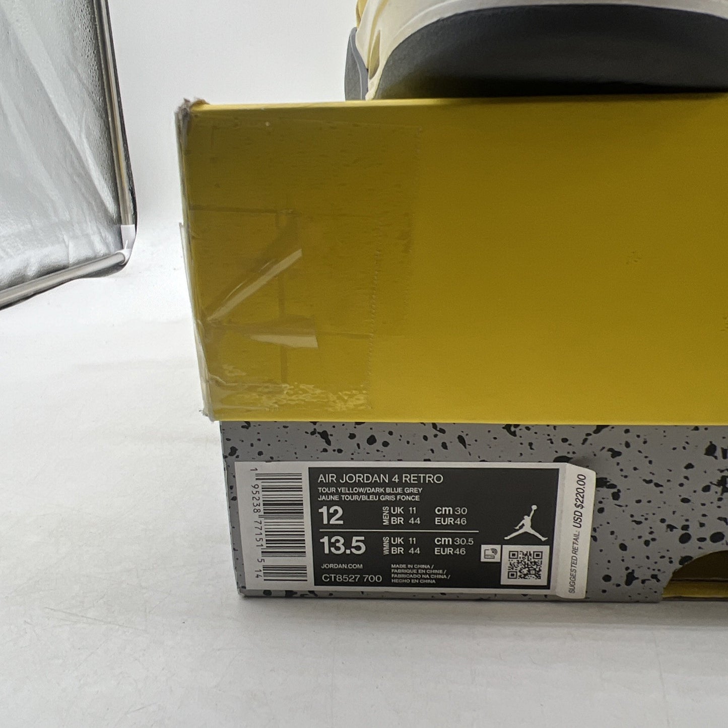 Size 12 - Air Jordan 4 Retro Mid Lightning (CT8527-700)