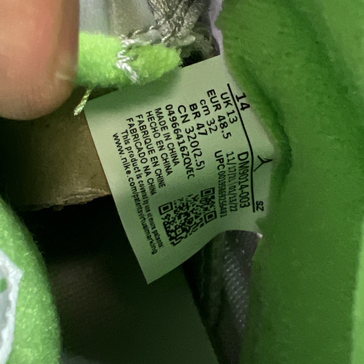Size 14 - Air Jordan 5 Retro Green Bean (DM9014-003)