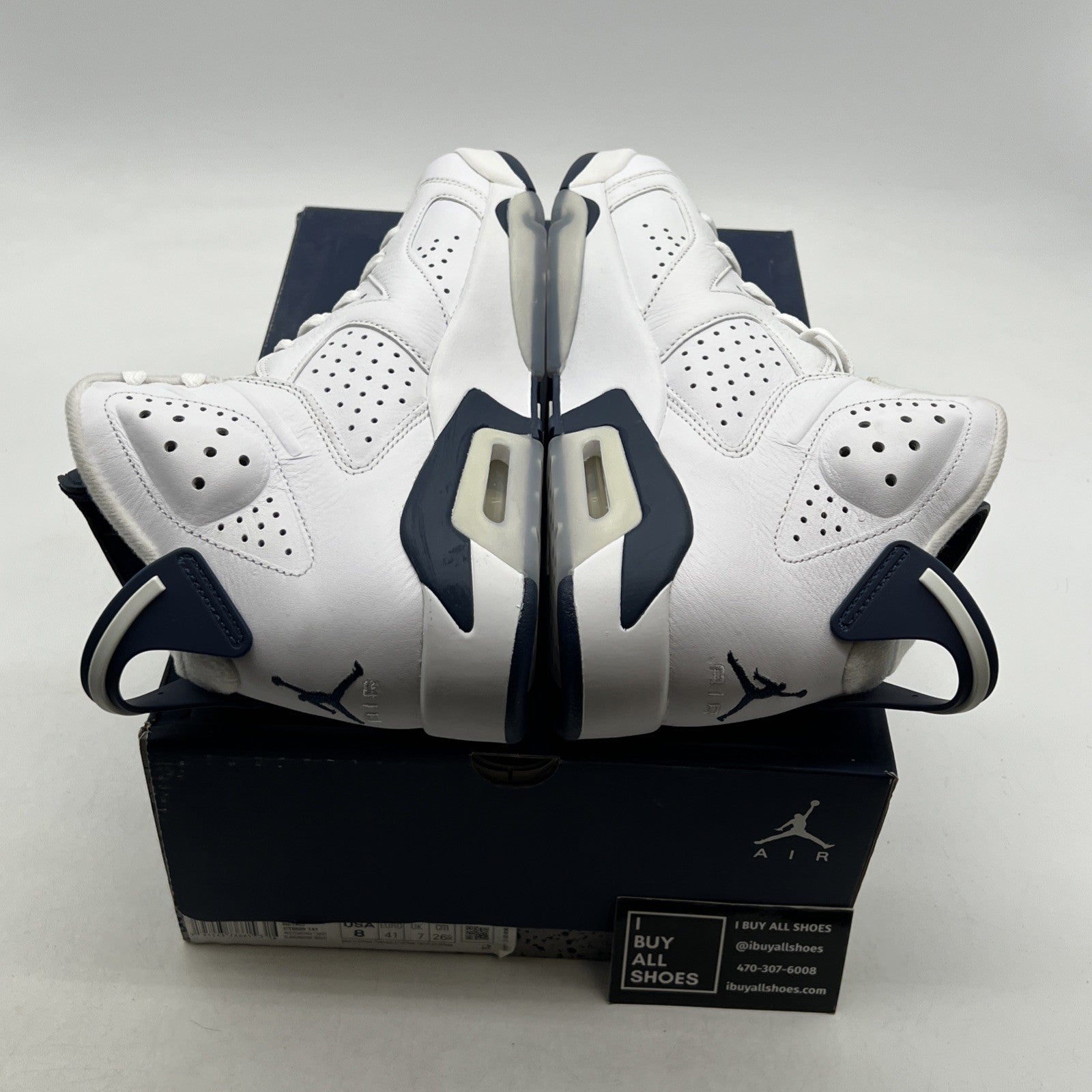 Size 8 - Air Jordan 6 Retro Midnight Navy (CT8529-141)