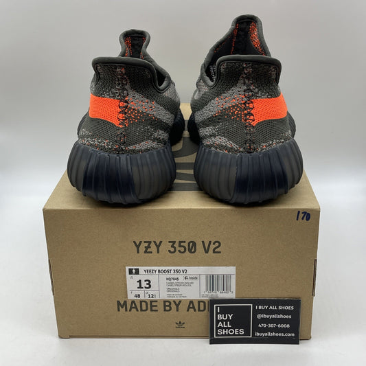Size 13 - adidas Yeezy Boost 350 V2 Low Carbon Beluga Green Suede (HQ7045)