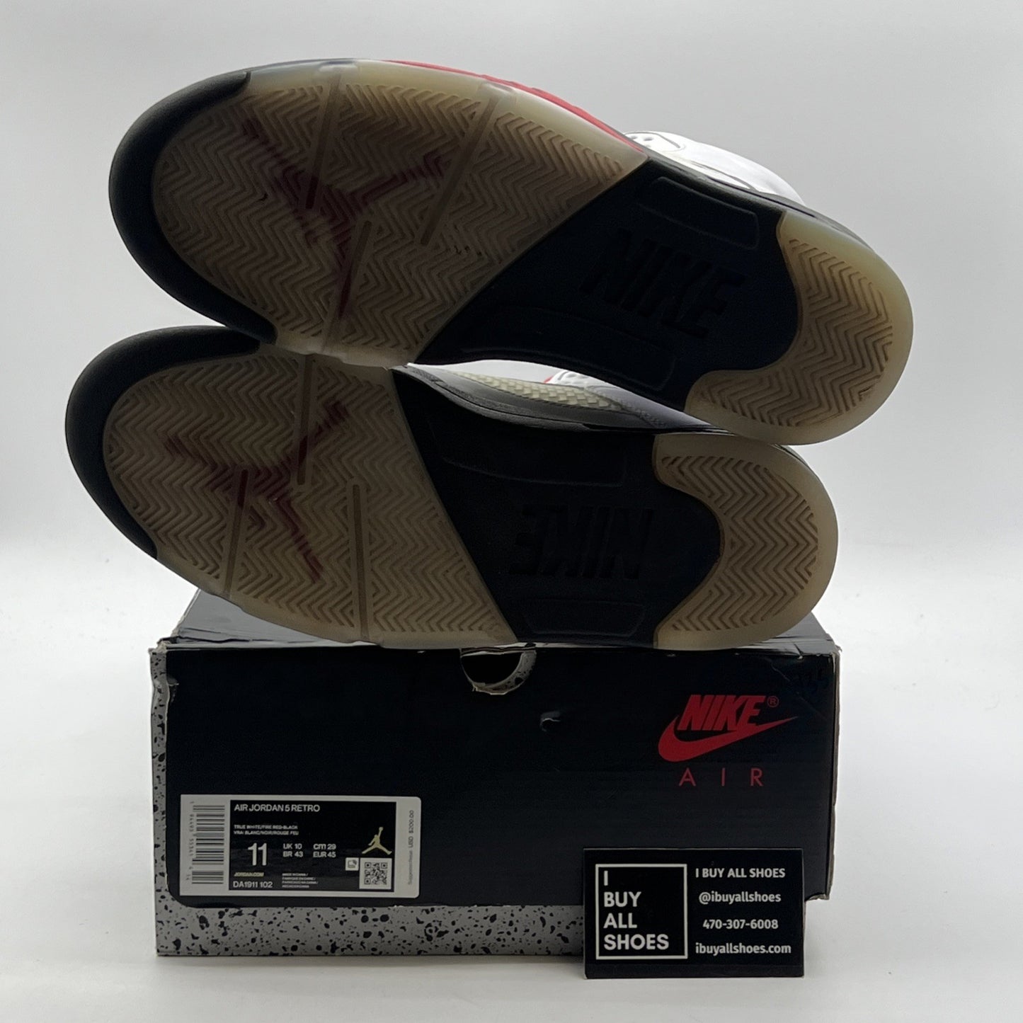 Size 11 - Air Jordan 5 Retro Mid Fire Red  (DA1911-102)
