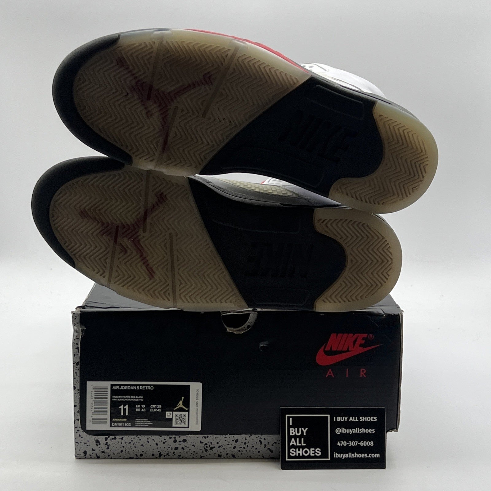 Size 11 - Air Jordan 5 Retro Mid Fire Red  (DA1911-102)