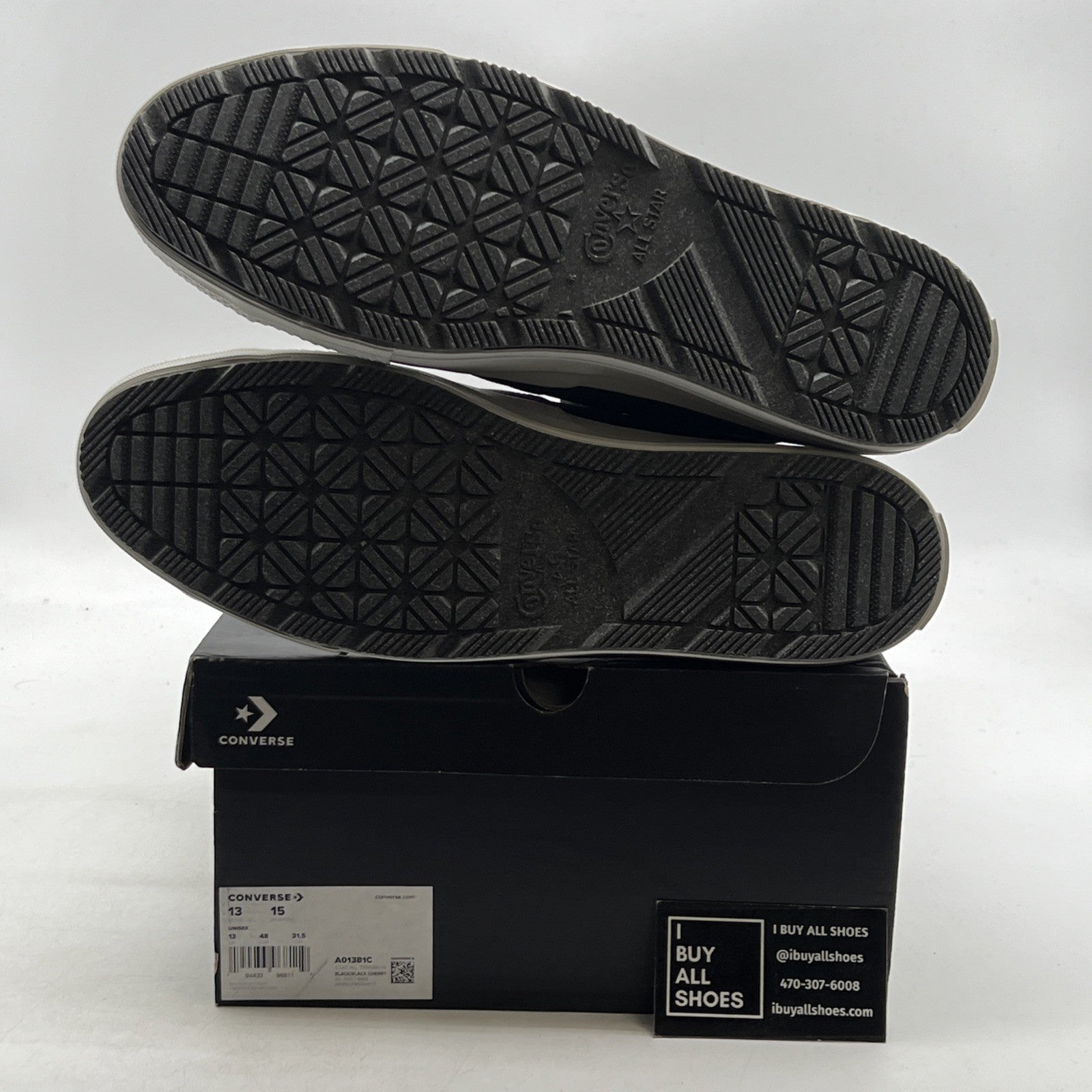 Size 15W - Converse Chuck Taylor All Star All Terrain HI Black/Maroon (A01381C)