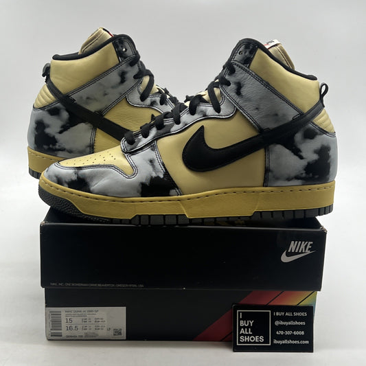 Size 15 - Nike Dunk 1985 High Black Acid Wash (DD9404-700)