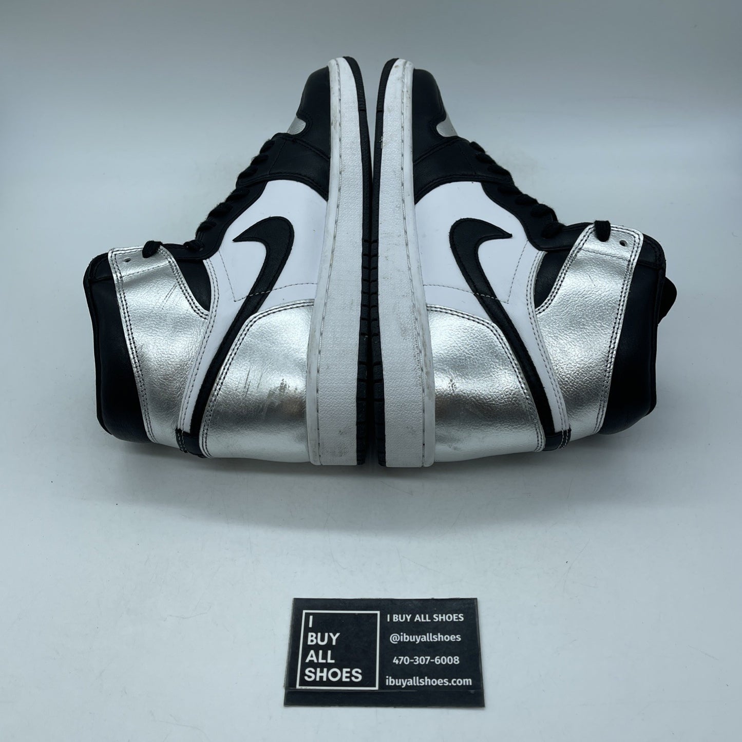 Size 10 - Air Jordan 1 High OG Metallic Silver (CD0461-001)