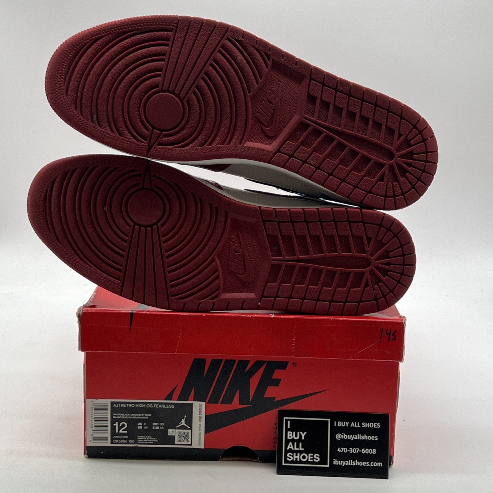 Size 12 - Air Jordan 1 Retro OG High Fearless (CK5666-100)