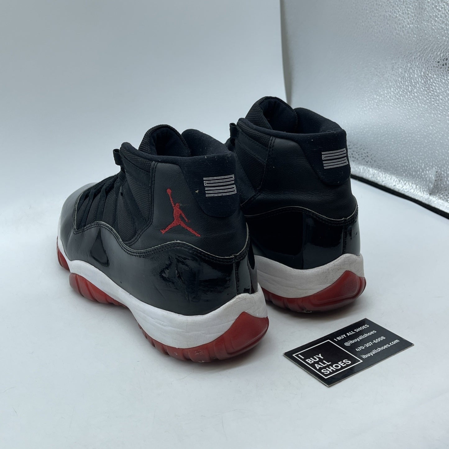 Size 11.5 - Jordan 11 Retro High Bred Black Suede Leather (378037-061)
