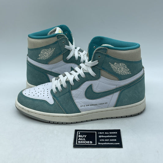 Size 9 - Air Jordan 1 Retro OG High Turbo Green (555088-311)
