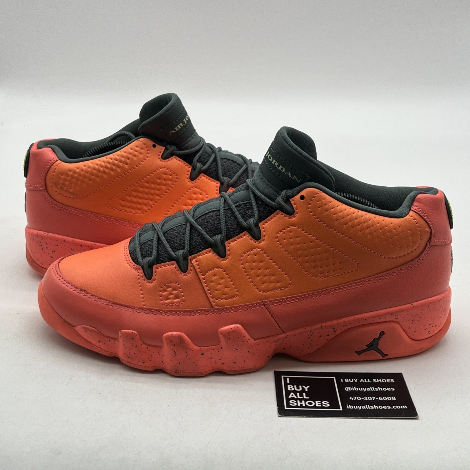 Size 11 - Air Jordan 9 Low Bright Mango (842822-805)