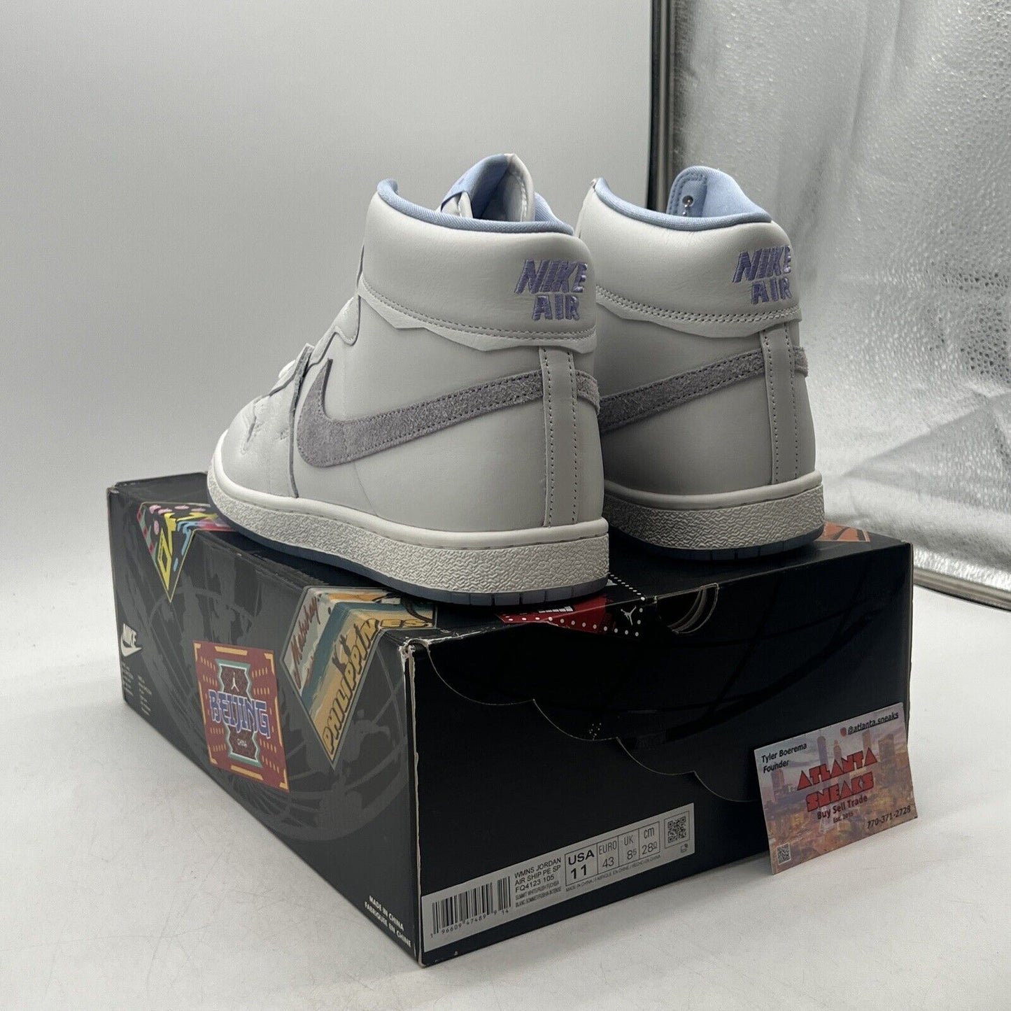 Size 11 - Forget-me-nots x Jordan Air Ship PE SP From Bud To Flower W