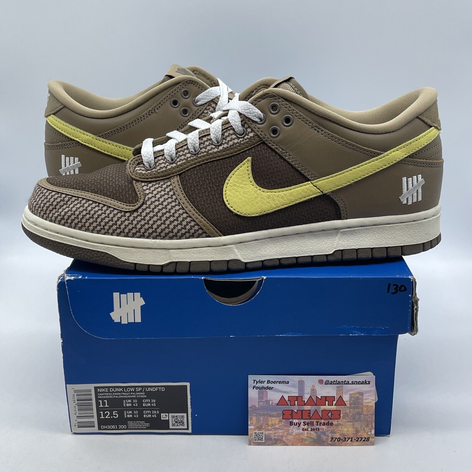Size 11 - Nike Undefeated x Dunk SP Low Canteen Brown Suede Leather (DH3061-200)