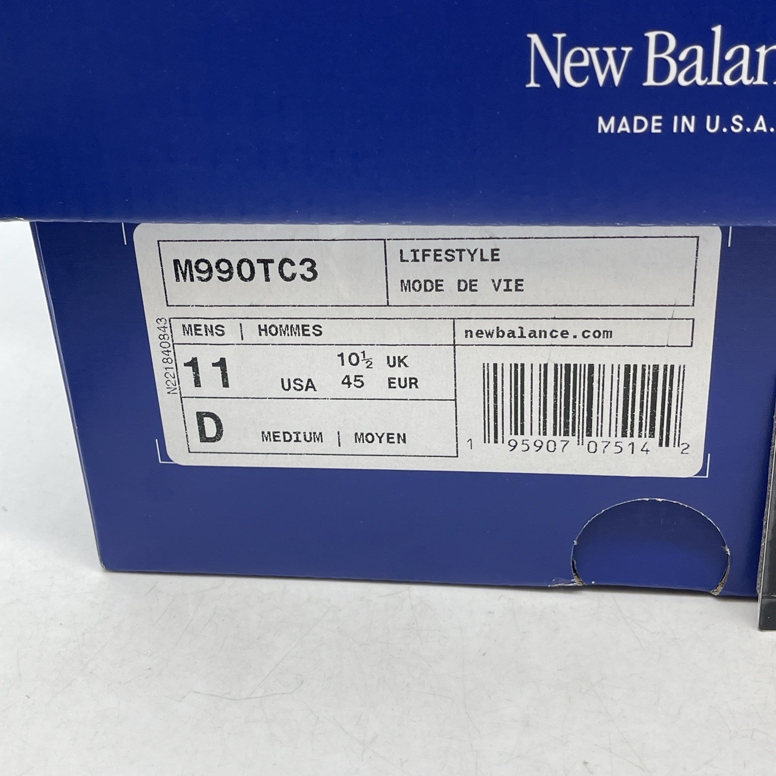 Size 11 - New Balance Teddy Santis x 990v3 Made In USA Olive Leaf (M990TC3)