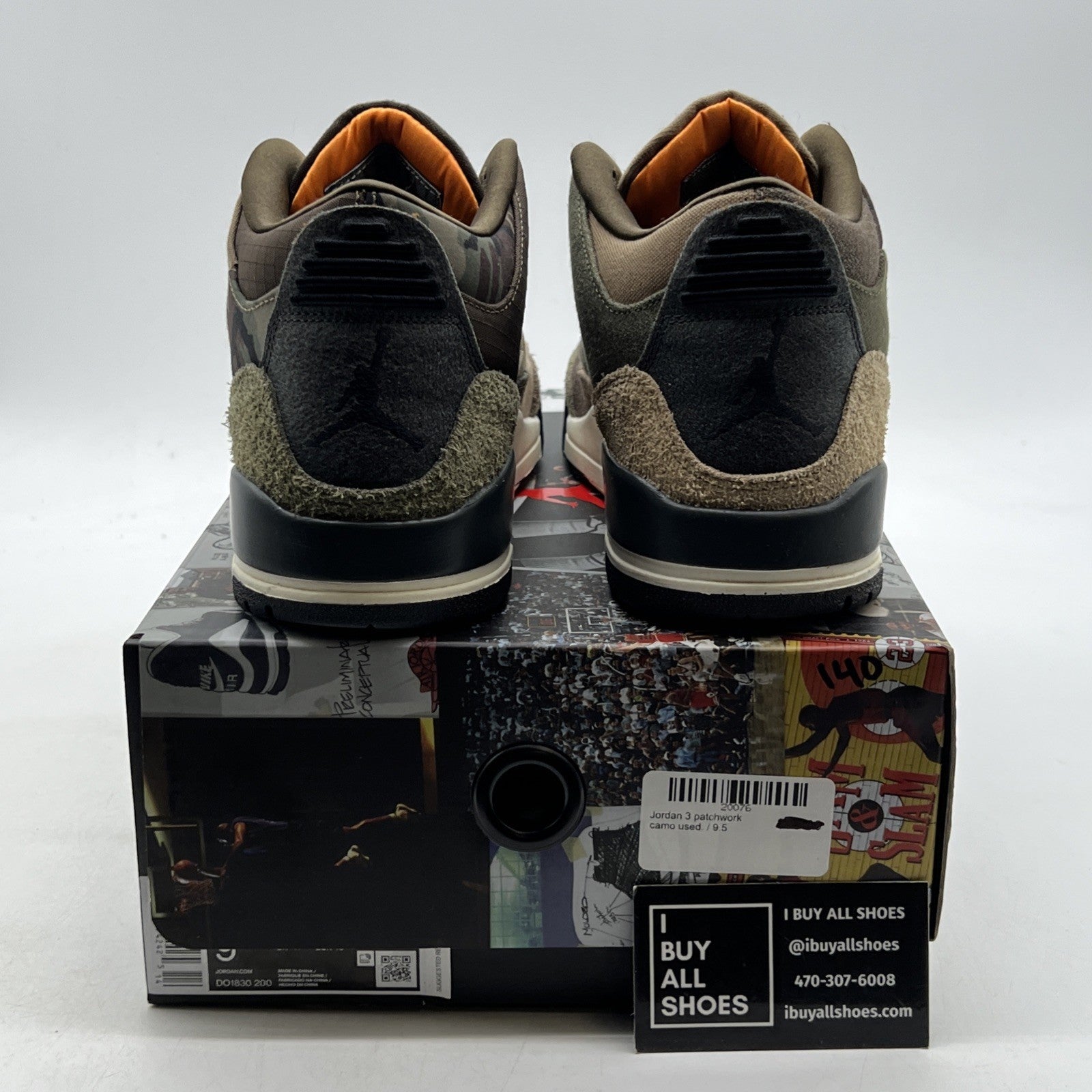 Size 9.5 - Air Jordan 3 Retro Patchwork 2021 (DO1830-200)