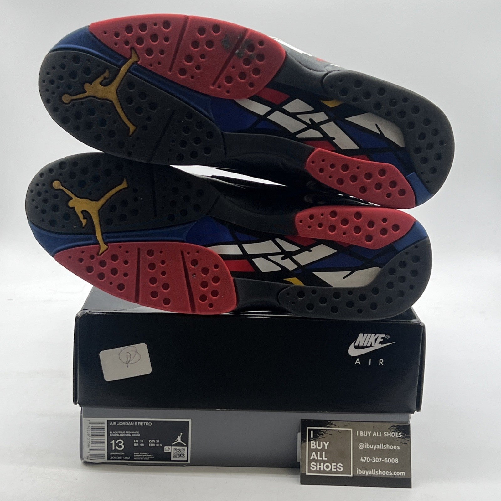 Size 13 - Air Jordan 8 Retro Mid Playoff (305381-062)