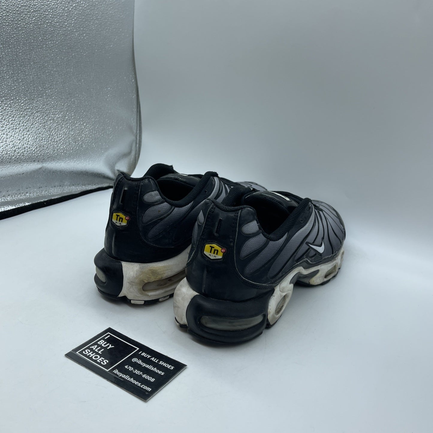 Size 12 - Nike Air Max Plus Wolf Grey Black (604133-076)