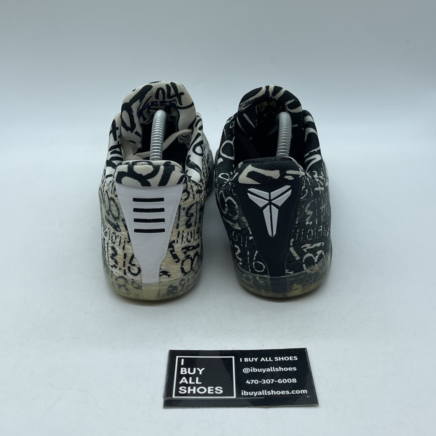 Size 9.5 - Nike Kobe 11 iD Mamba Day White Gold Black Mismatched (865773-992)
