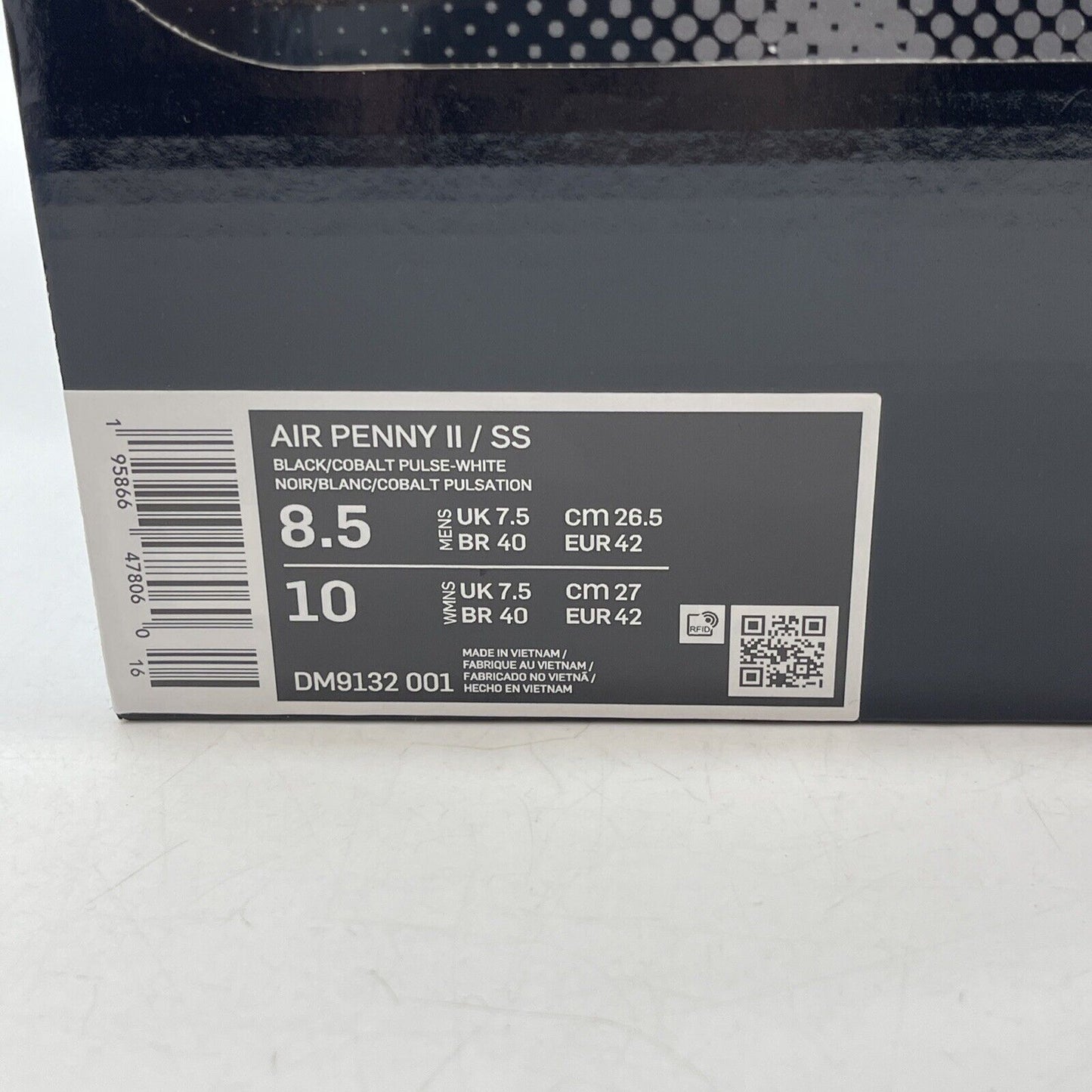 Size 8.5 - Nike Social Status x Air Penny 2 Playground - Black  (DM9132-001)