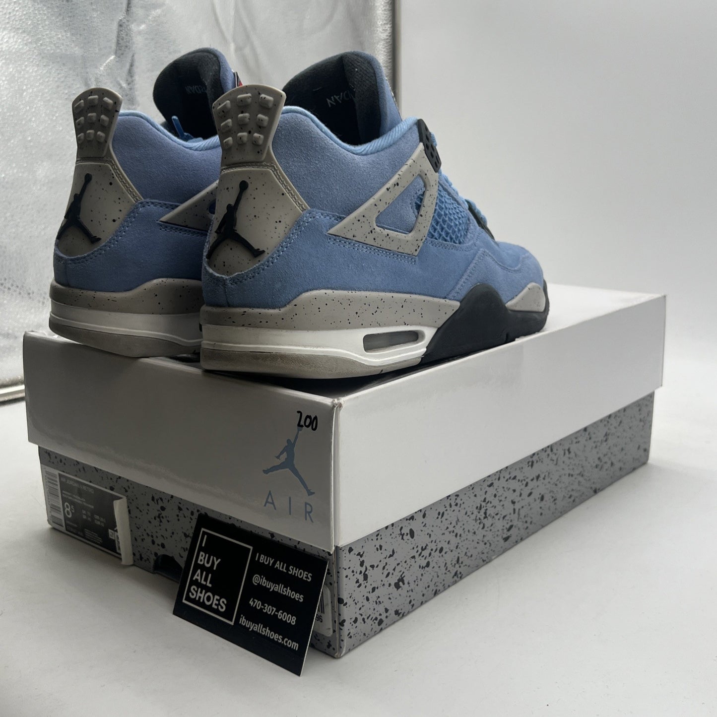 Size 8.5 - Air Jordan 4 Retro Mid University Blue (CT8527-400)