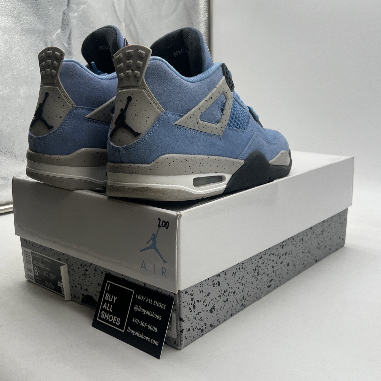 Size 8.5 - Air Jordan 4 Retro Mid University Blue (CT8527-400)
