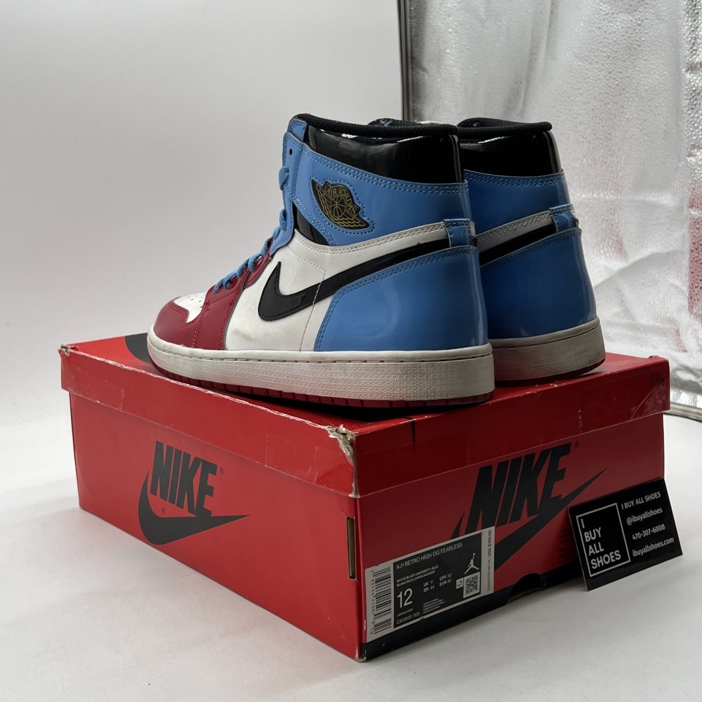 Size 12 - Air Jordan 1 Retro OG High Fearless (CK5666-100)
