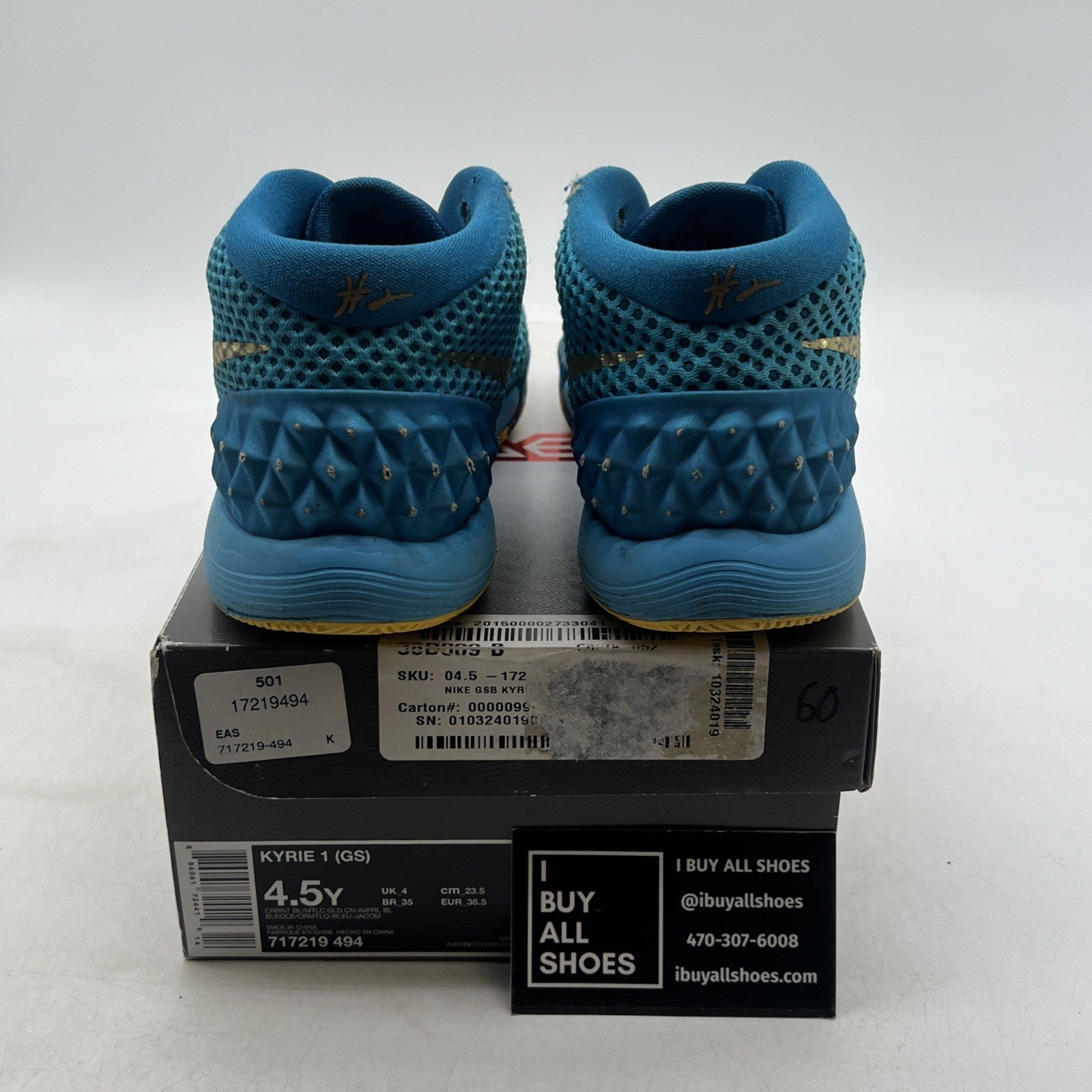 Size 4.5Y - Nike Kyrie 1 Cereal Basketball Sneakers (717219-494)