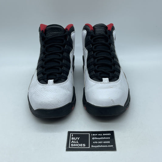 Size 9.5 - Air Jordan 10 Double Nickel Black White Leather (310805-102)