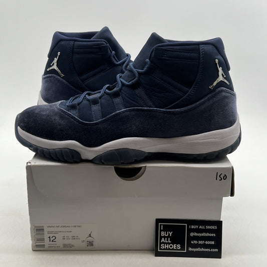 Size 12 - Air Jordan 11 Midnight Navy Velvet 2022 (AR0715-441)