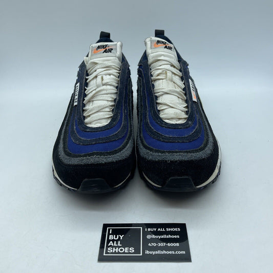 Size 12 - Nike Air Max 97 SE Running Club - Blue black White Suede (DH1085-001)