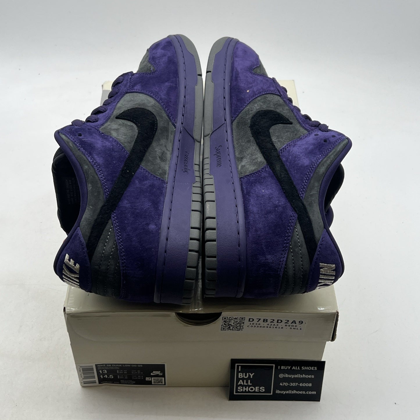 Size 13 - Nike Supreme x Dunk SB Low Ink (HQ8487-500)
