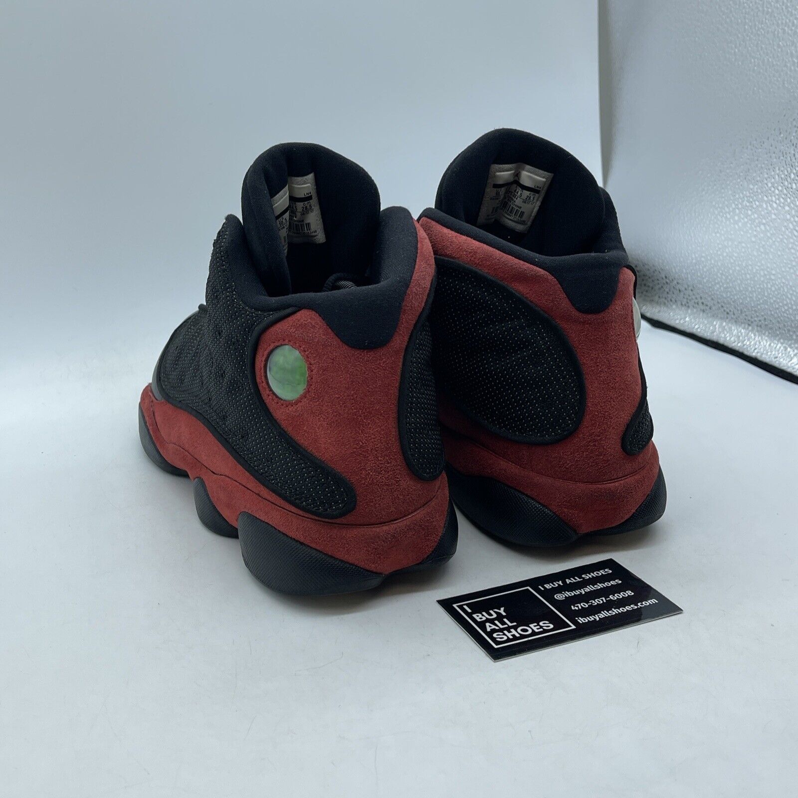 Size 10.5 - Jordan 13 Retro Bred Black Red Suede (414571-004)