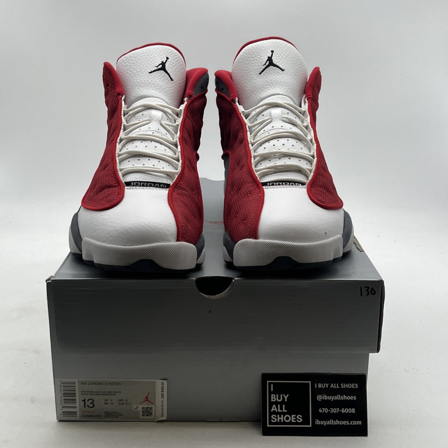 Size 13 - Air Jordan 13 Red/White - (DJ5982-600)