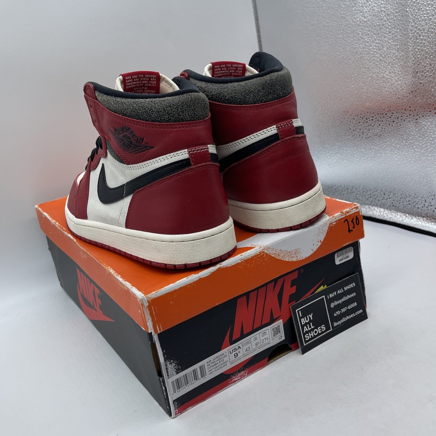 Size 9.5 - Jordan 1 Retro High OG Chicago Reimagined Lost & Found (DZ5485-612)