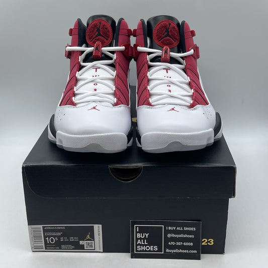Size 10.5 - Air Jordan 6 Rings White Carmine (322992-106)
