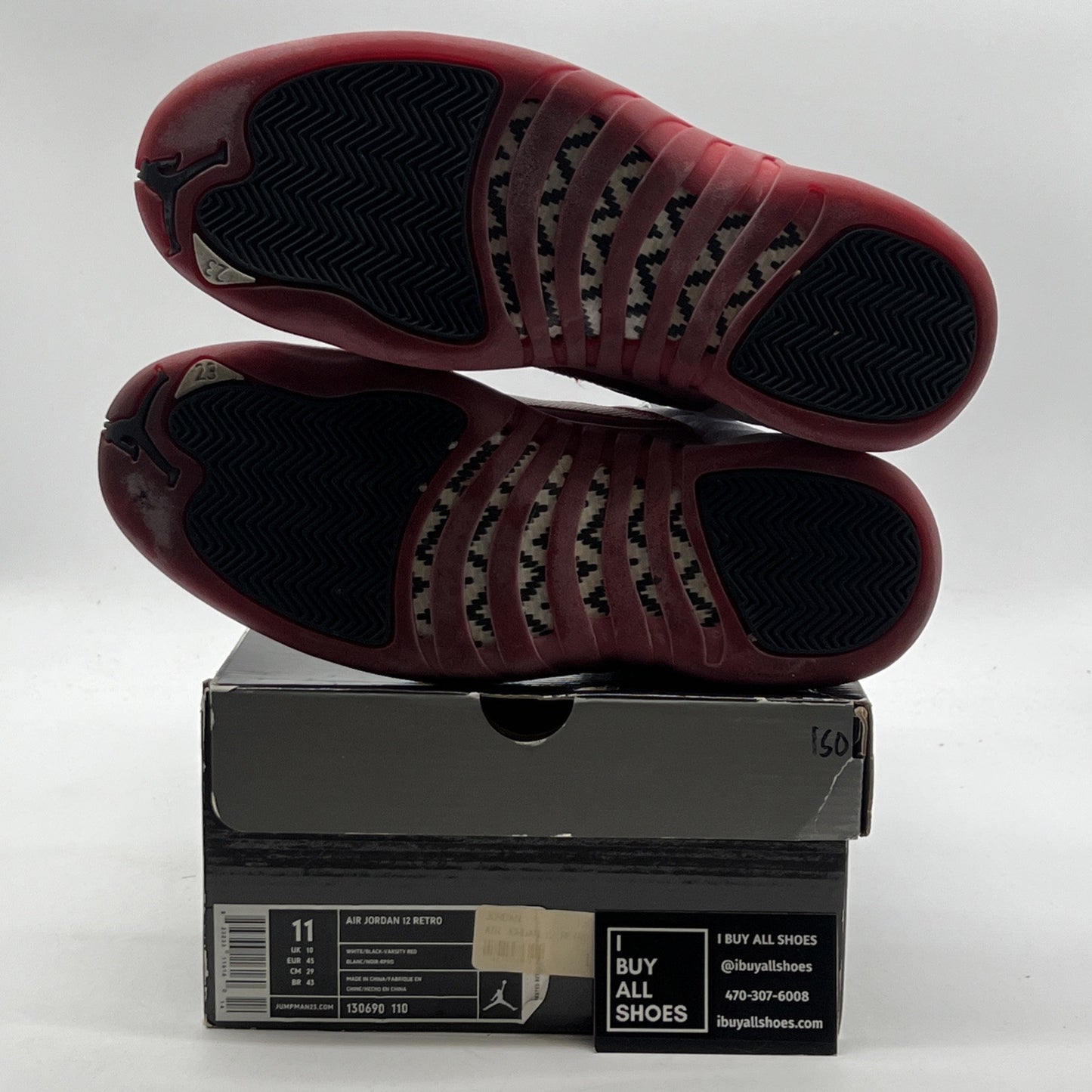 Size 11 - Air Jordan 12 Retro 2009 Cherry (130690-110)