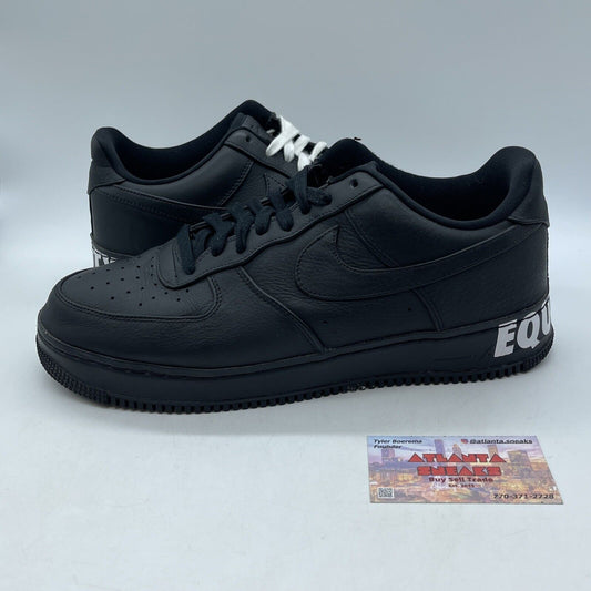 Size 13 - Nike Air Force 1 CMFT BHM Low Equality White Leather (AQ2125-001)