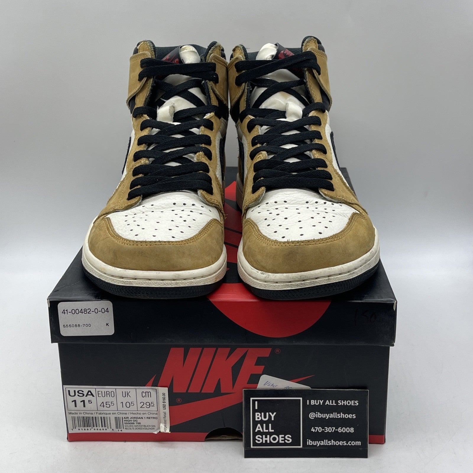 Size 11.5 - Air Jordan 1 Retro High OG Rookie of the Year 2018 (555088-700)