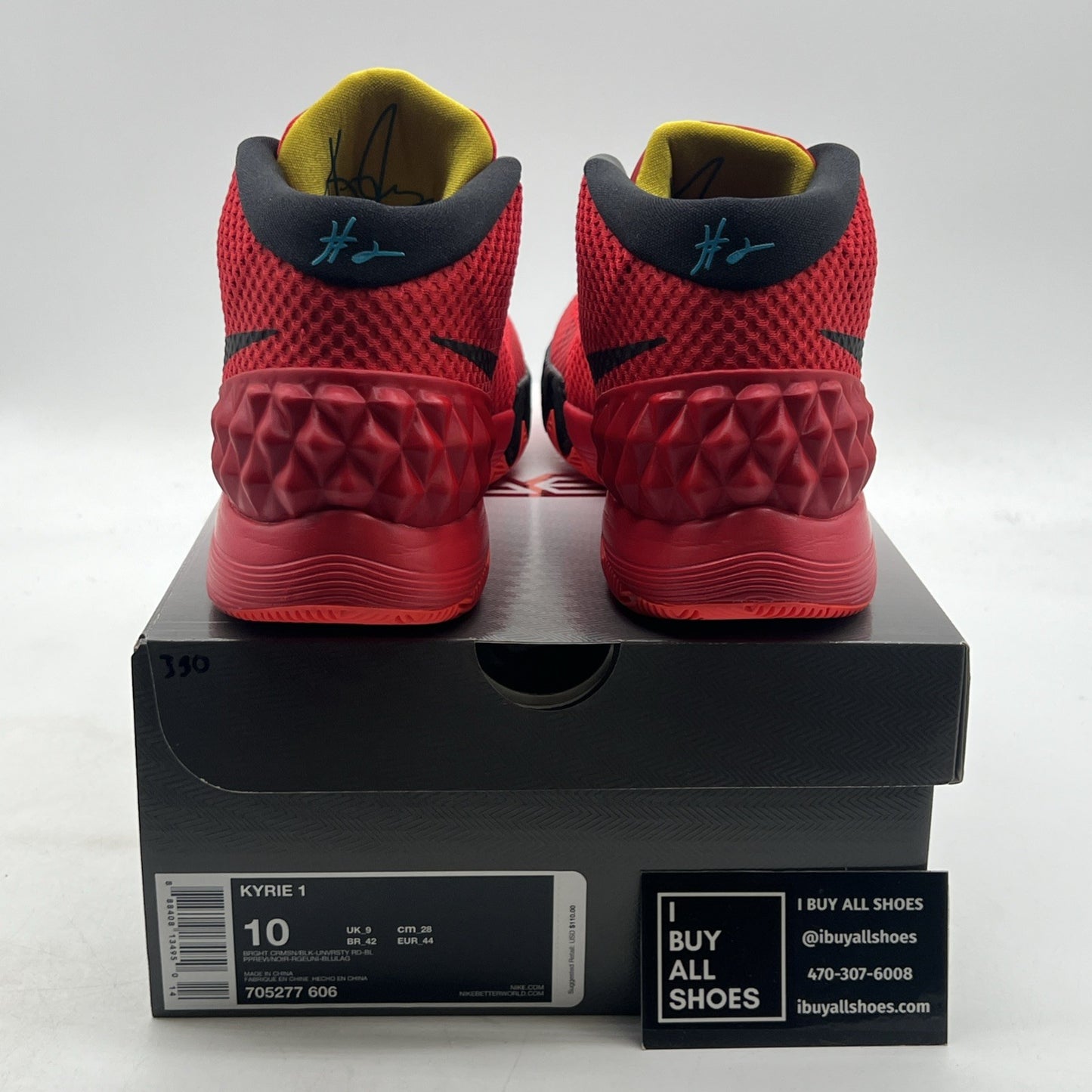 Size 10 - Nike Kyrie 1 Deceptive Red (705277-606)