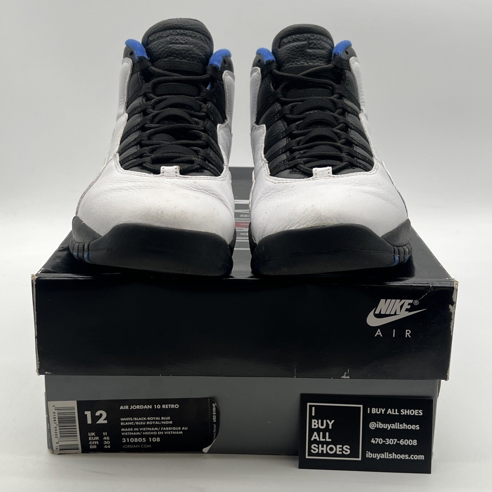 Size 12 - Air Jordan 10 Retro 2018 Orlando (310805-108)