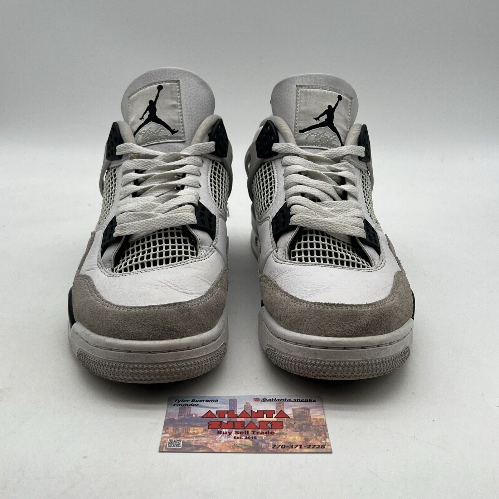 Size 10 - Jordan 4 Retro Mid Military Black (DH6927-111)