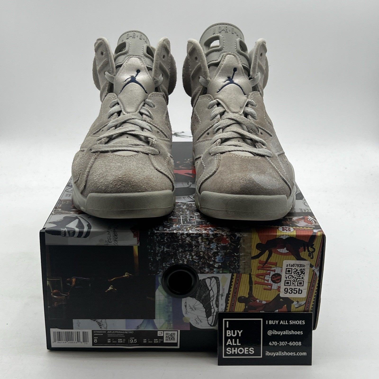 Size 8 - Air Jordan 6 Retro Mid Georgetown (CT8529-012)