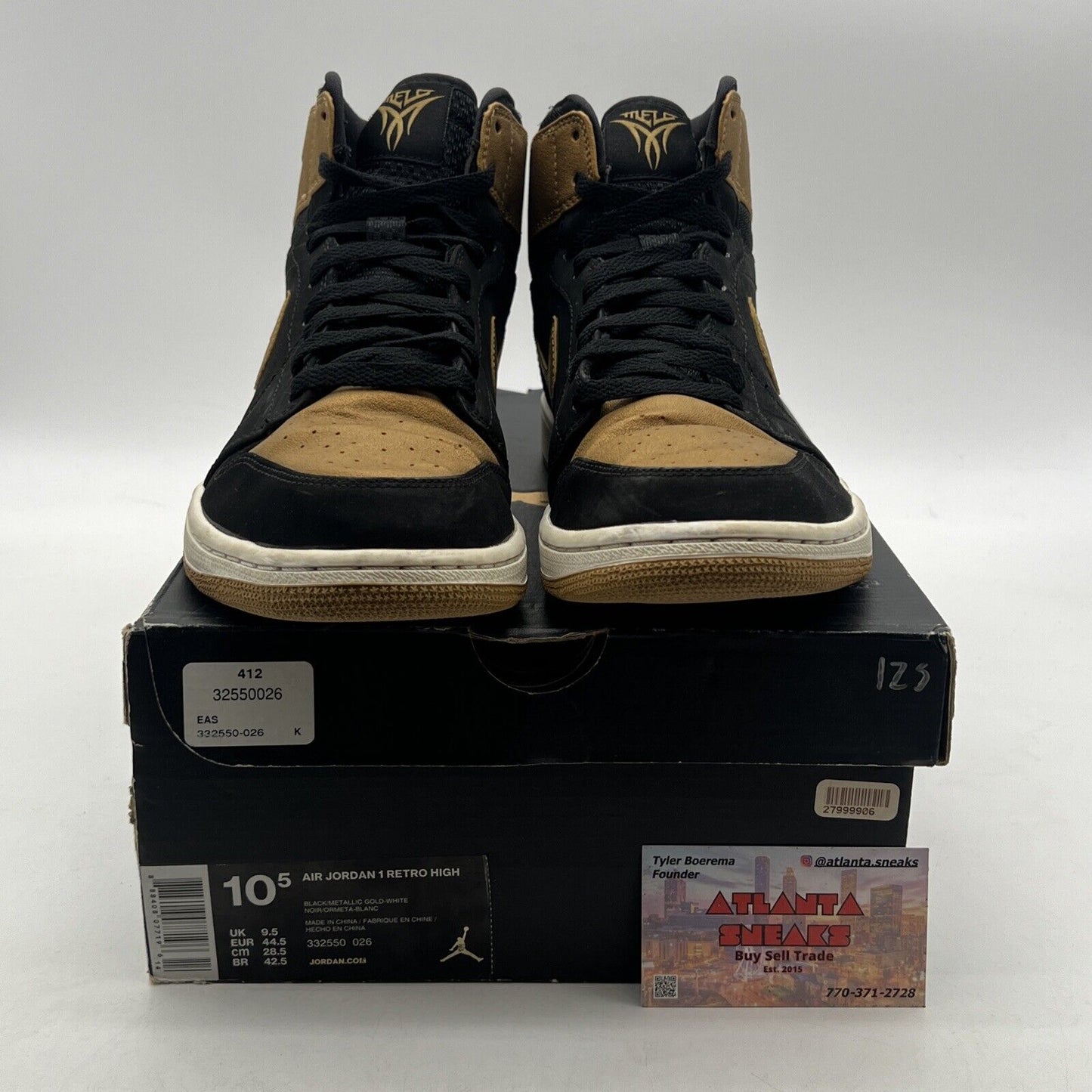 Size 10.5 - Air Jordan 1 Retro High Melo (332550-026)