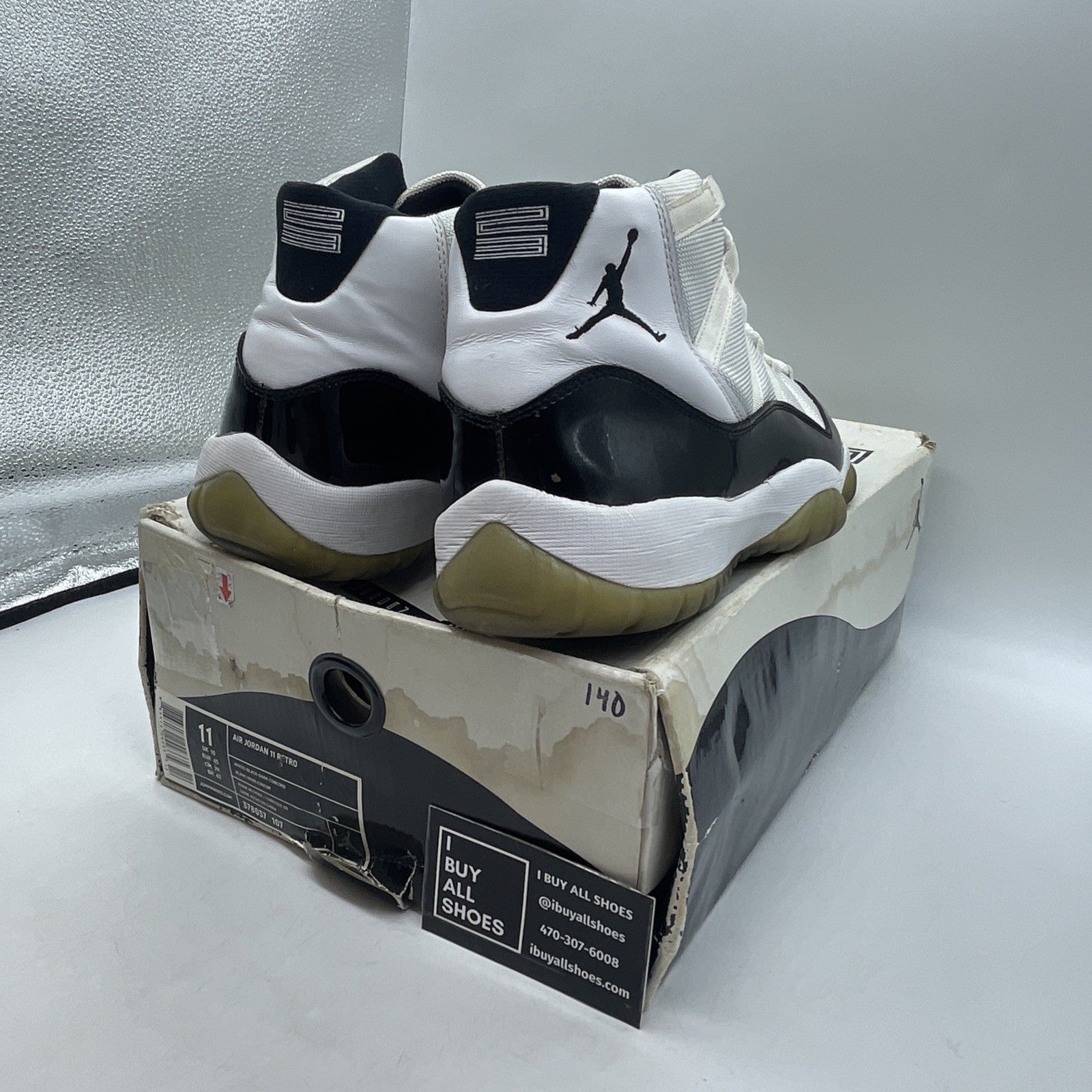 Size 11 - Air Jordan 11 Retro Concord 2011 (378037-107)