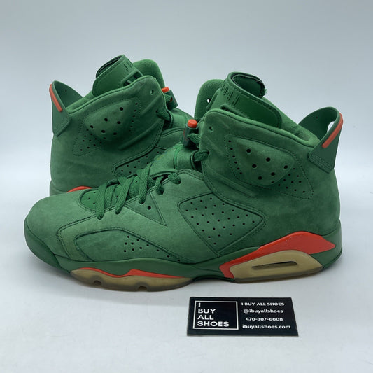 Size 11 - Air Jordan 6 Retro NRG Green Suede Gatorade Suede (AJ5986-335)
