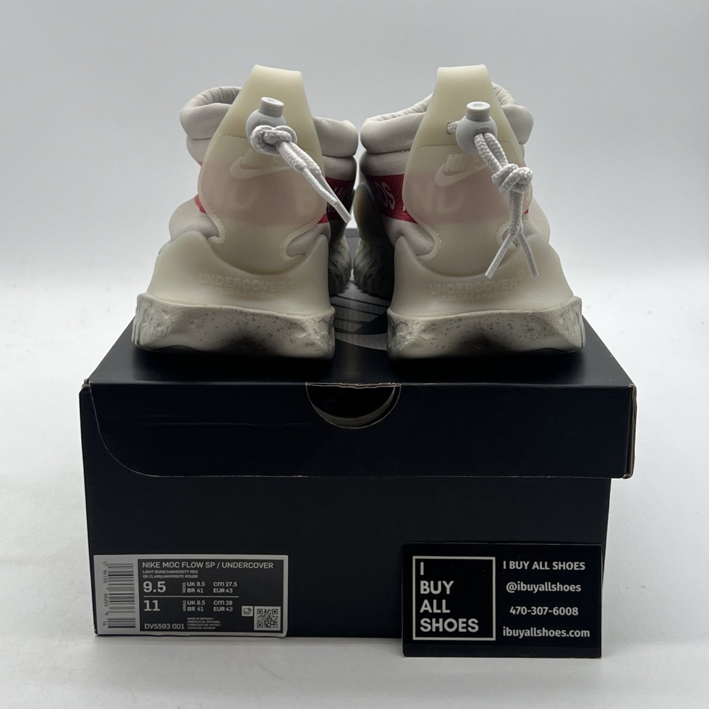 Size 9.5 - Nike Undercover x Moc Flow SP Light Bone (DV5593-001)