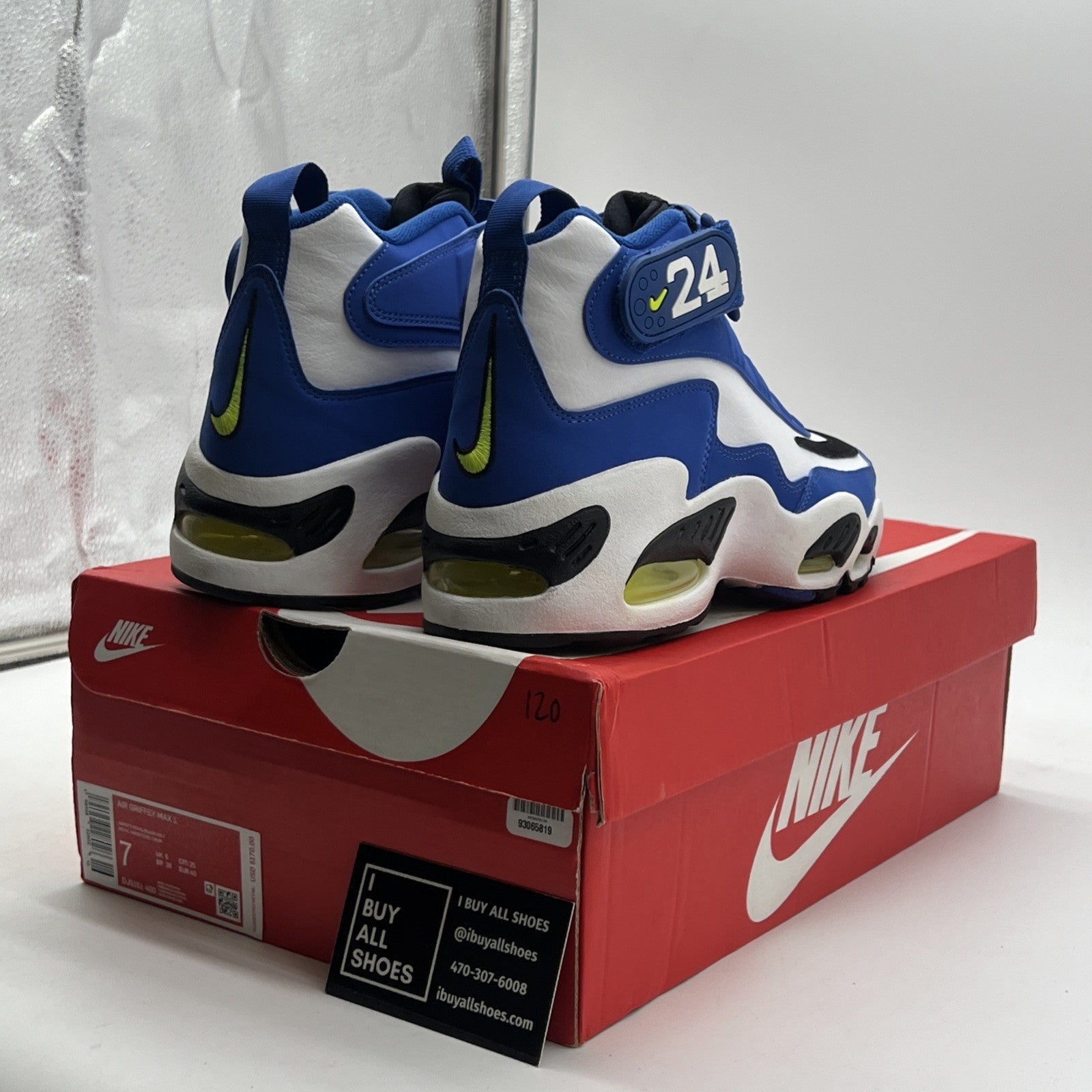 Size 7 - Nike Air Griffey Max 1 2021 Varsity Royal (DJ5161-400)