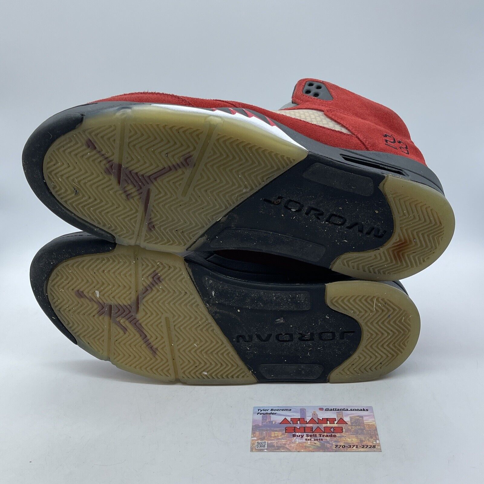 Size 11 - Jordan 5 Retro Mid Raging Bull Red Suede Black White (DD0587-600)