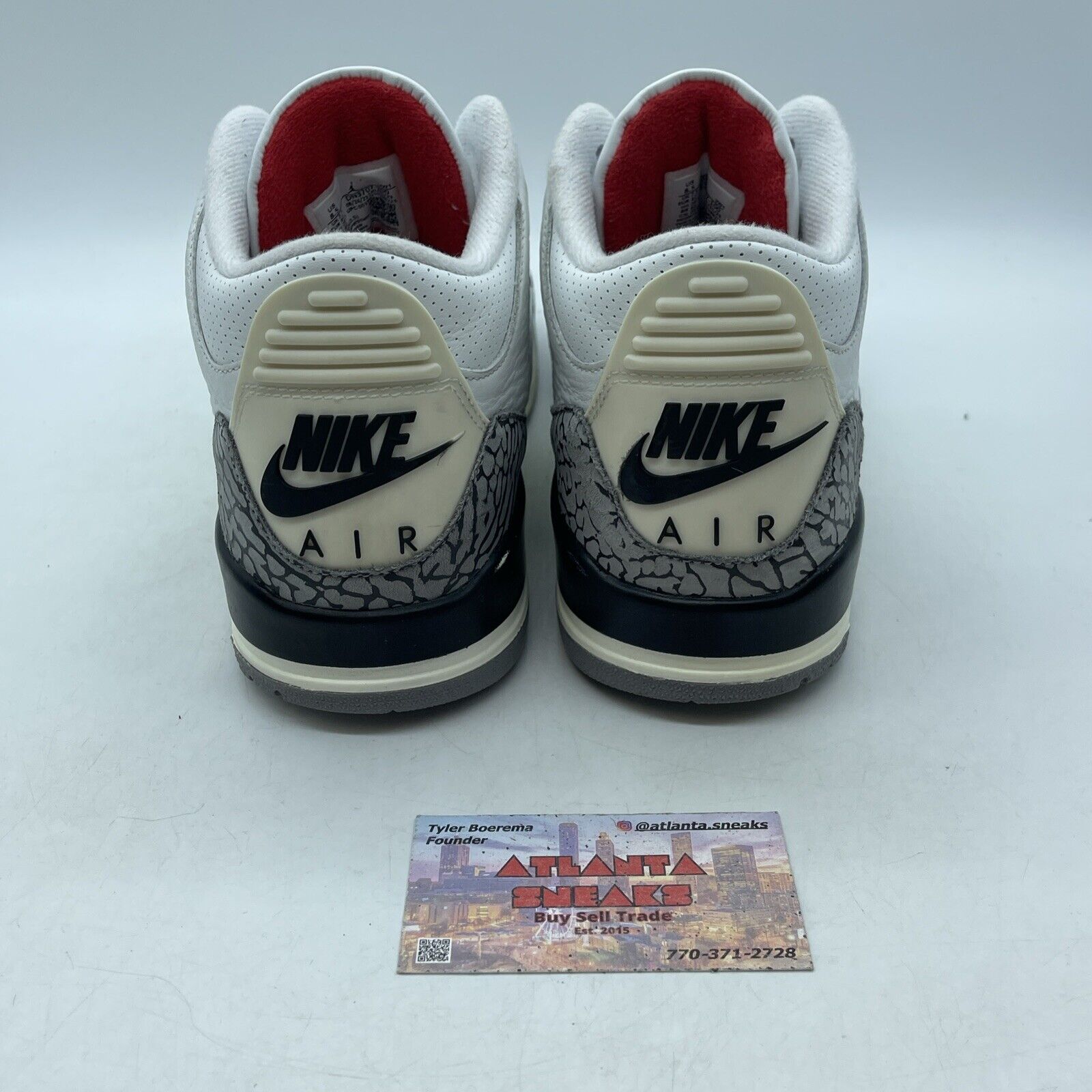 Size 8.5 - Jordan 3 Retro Mid White Cement Reimagined Suede Leather (DN3707-100)