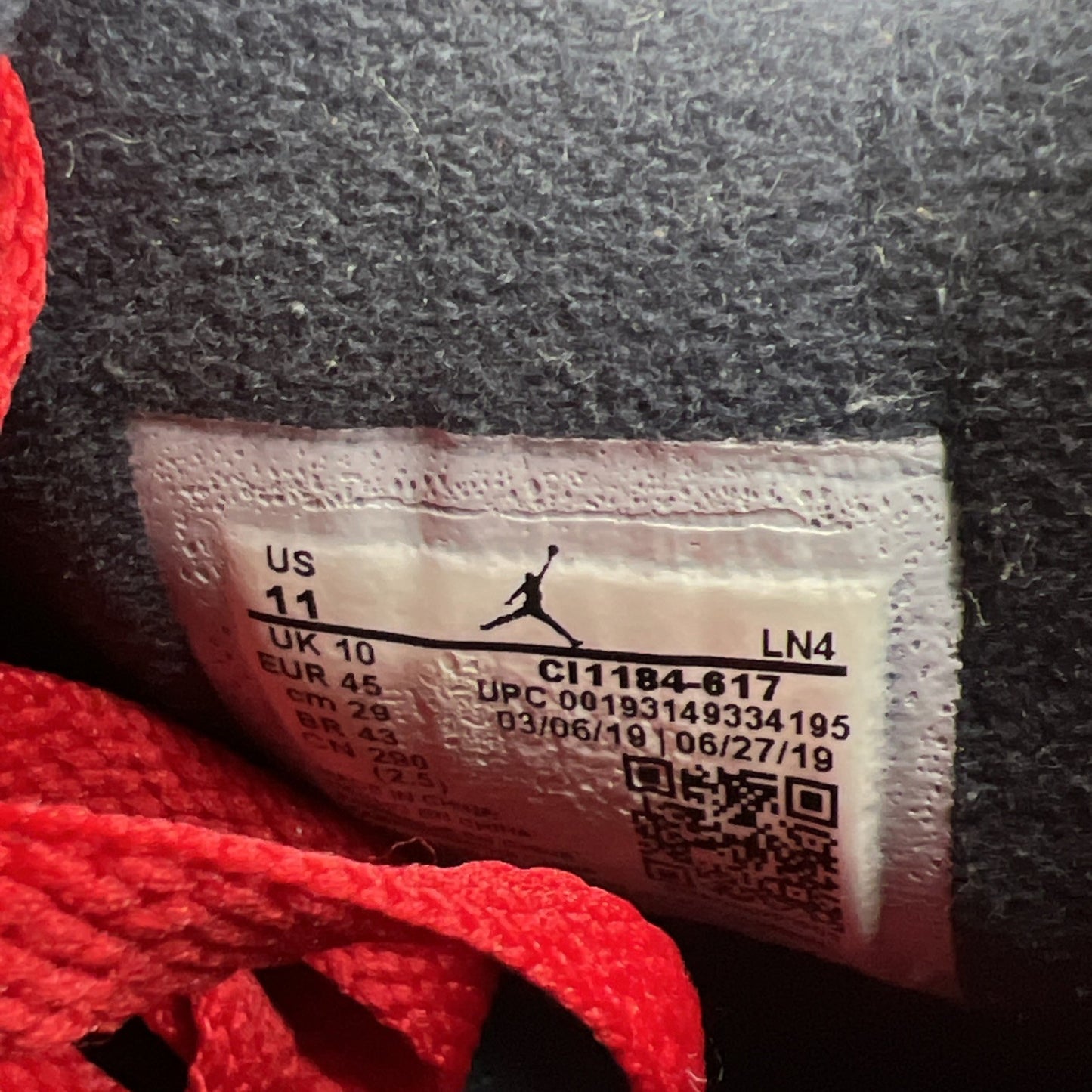 Size 11 - Air Jordan 4 Retro FIBA (CL1184-617)