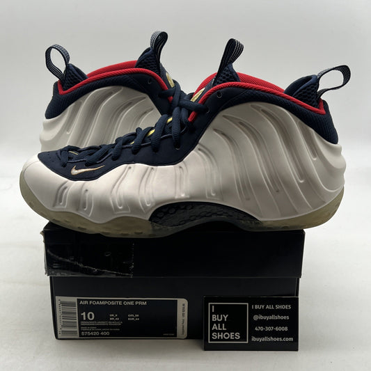 Size 10 - Nike Air Foamposite One PRM Olympic (575420-400)